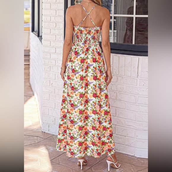 Boho floral print cami maxi dress - Picture 2 of 6